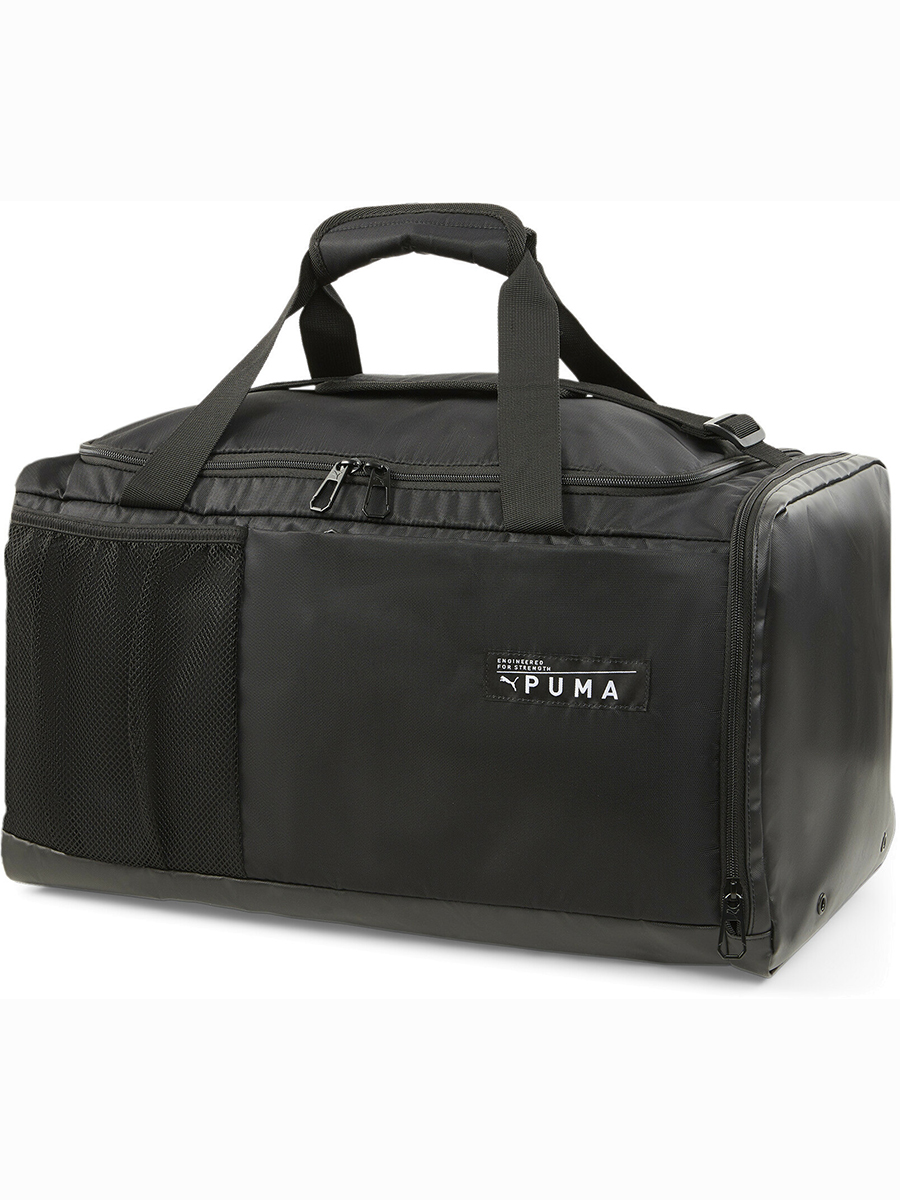 Дорожная сумка унисекс PUMA Training Sportsbag M черная, 21х7х17 см
