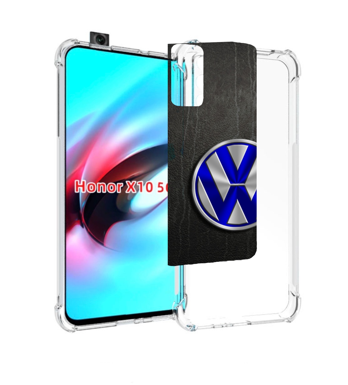 

Чехол MyPads volkwagen-фольксваген-3 для Honor X10, Прозрачный, Tocco
