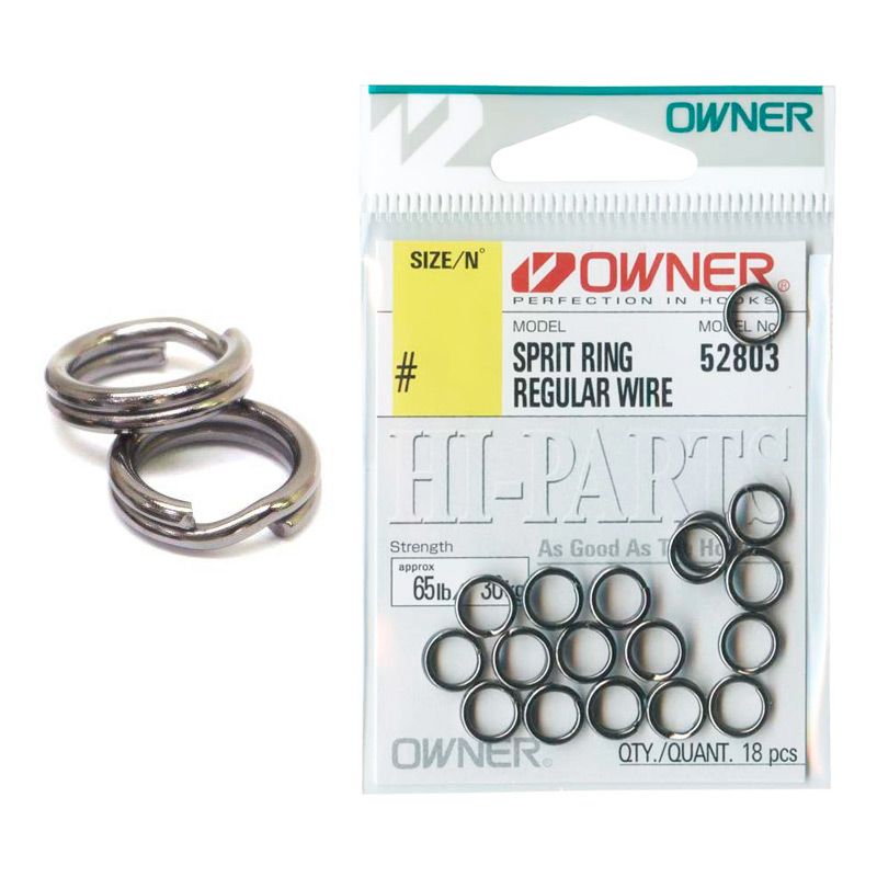 Кольцо заводное Owner Sprit Ring Regular Wire №3 20 шт 52803-03