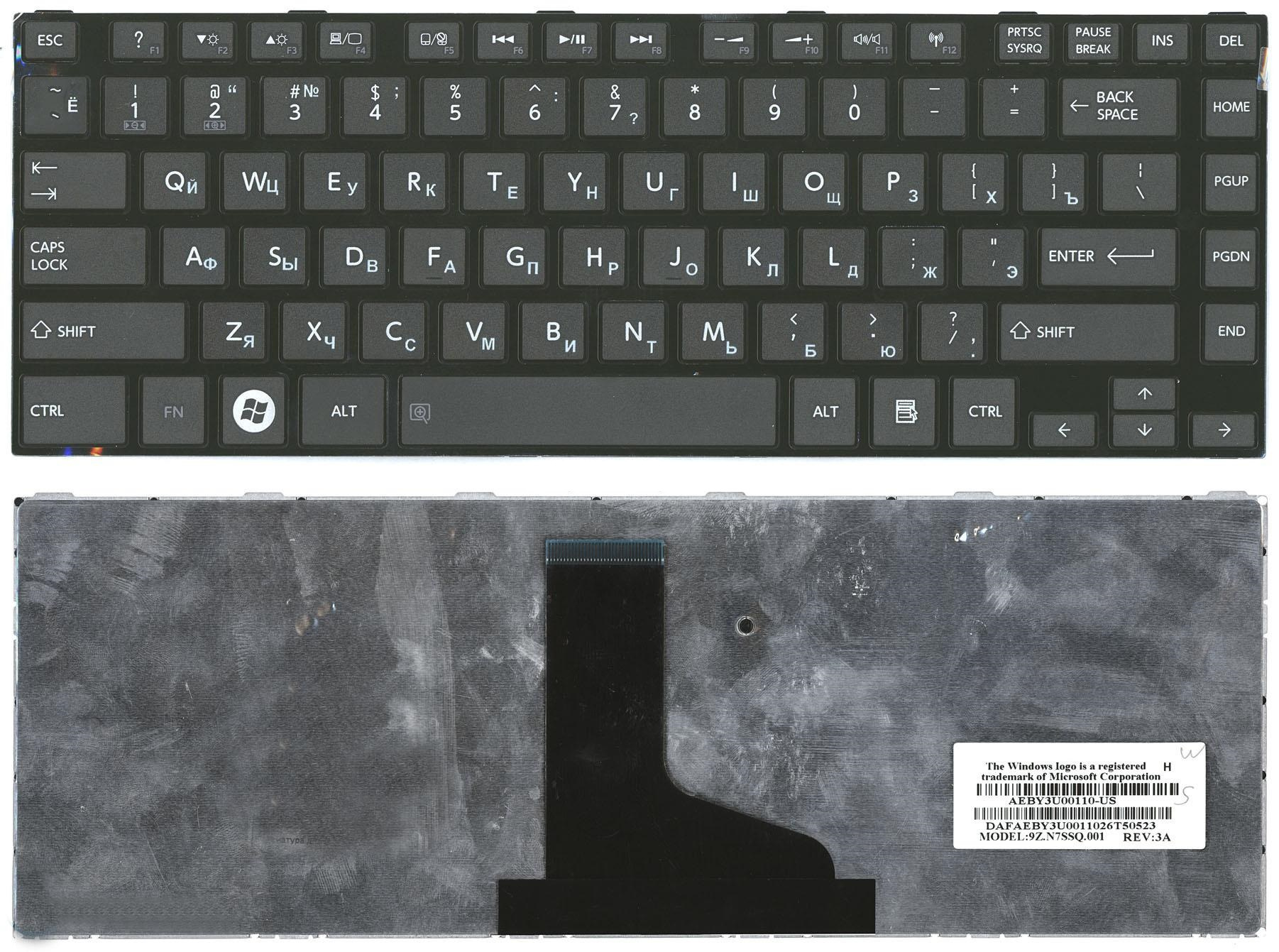 

Клавиатура AiTech для ноутбука Toshiba C840, L840, M840, P840