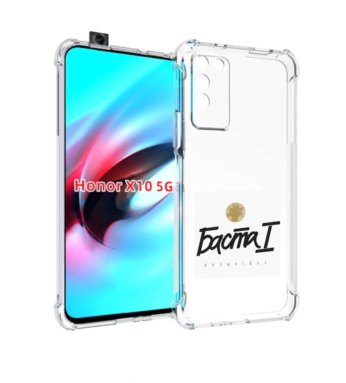

Чехол MyPads Баста 1 Баста для Honor X10, Прозрачный, Tocco