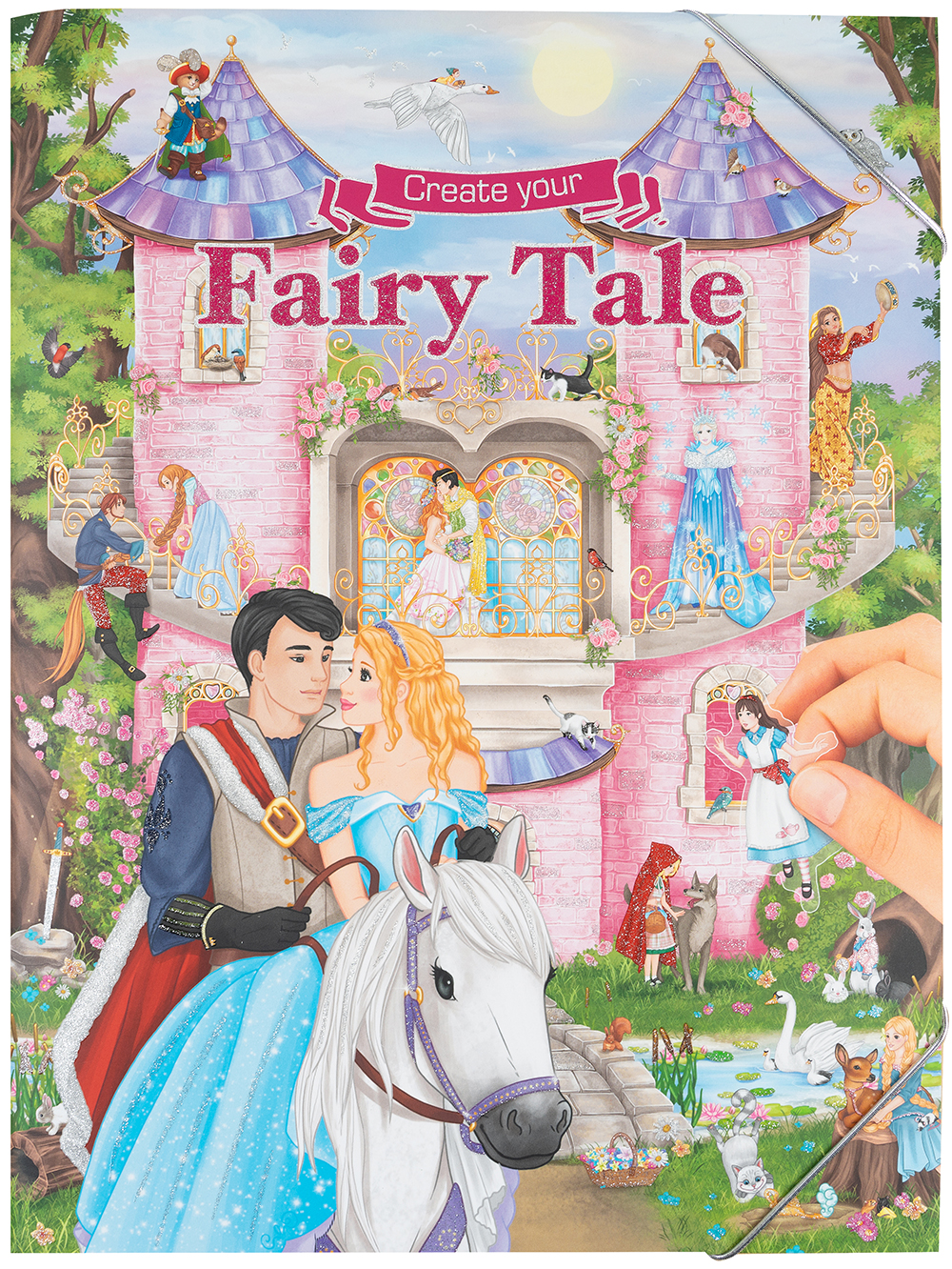 фото Альбом с наклейками depesche создай сказочный мир creative studio create your fairy tale (