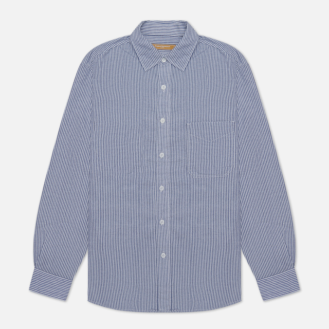 

Мужская рубашка FrizmWORKS OG Stripe Seersucker голубой, Размер L, OG Stripe Seersucker