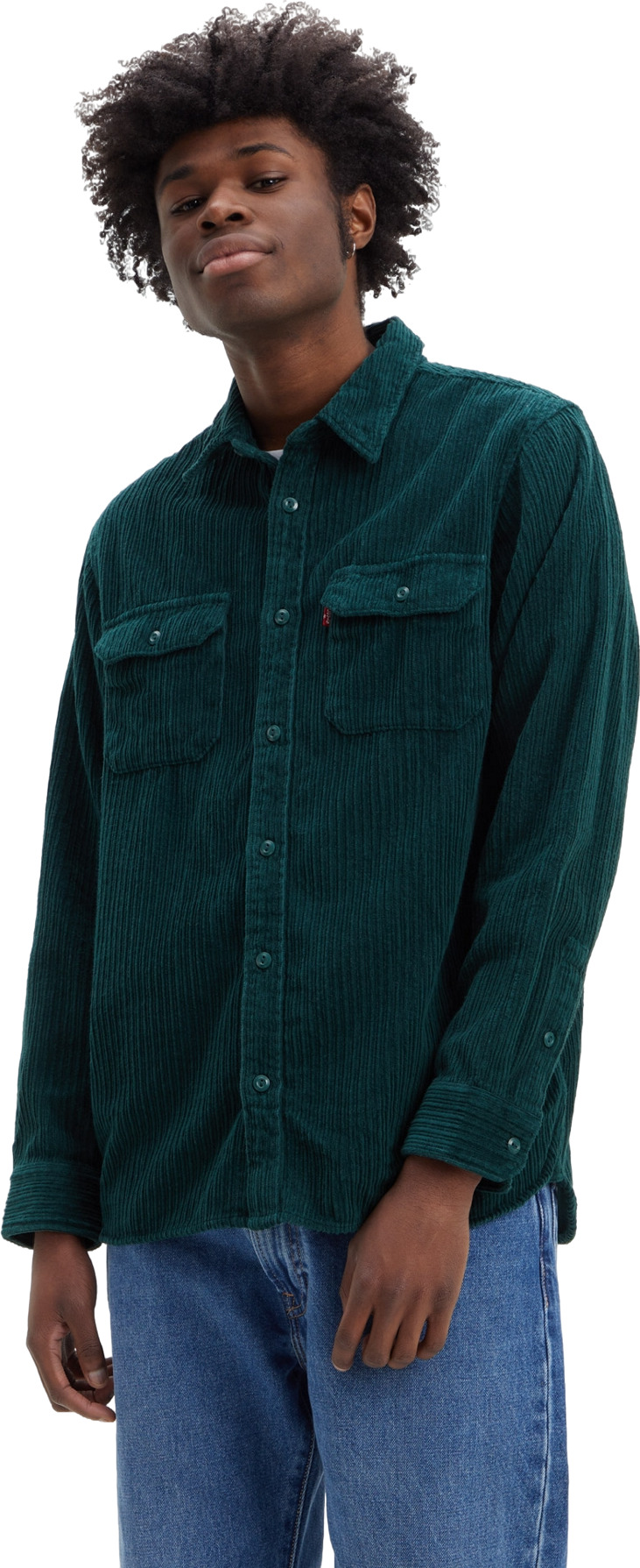 

Рубашка мужская Levi's Men Jackson Worker Overshirt зеленая L, Men Jackson Worker Overshirt