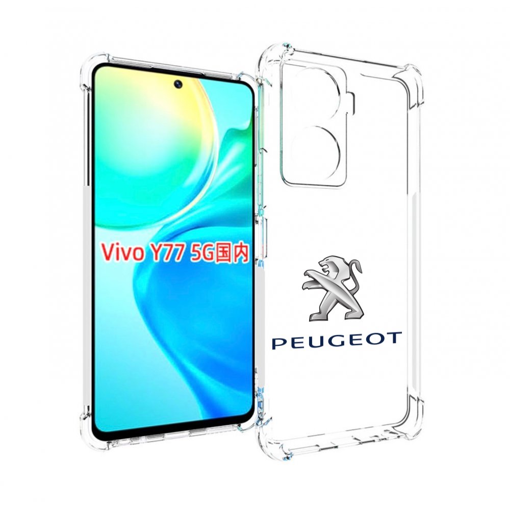 

Чехол Mypads Peugeot 3 Мужской Для Vivo Y77 5G, Прозрачный, Tocco