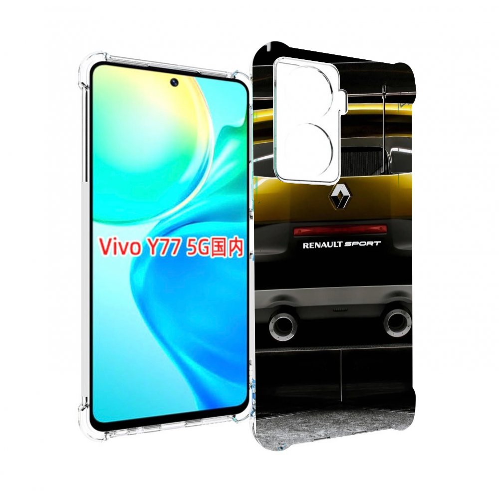 

Чехол Mypads Renault 3 Мужской Для Vivo Y77 5G, Прозрачный, Tocco