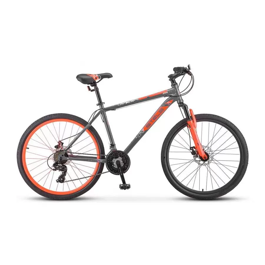 

Велосипед STELS Navigator 500 MD 2021 16" серый/красный, Navigator 500 MD