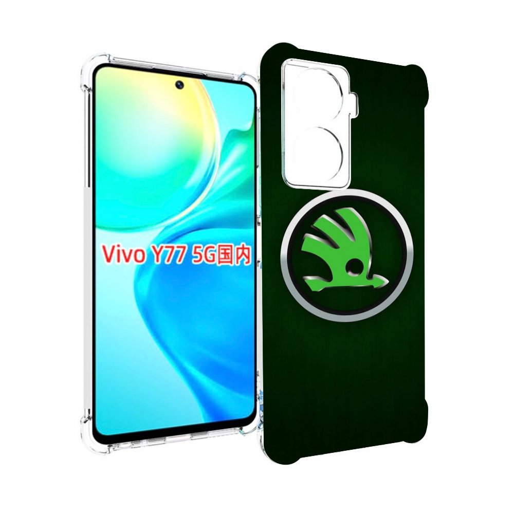 

Чехол Mypads Skoda 3 Мужской Для Vivo Y77 5G, Прозрачный, Tocco