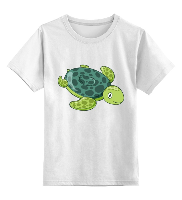 

Детская футболка Printio Черепаха цв.белый р.128, 0000002493677