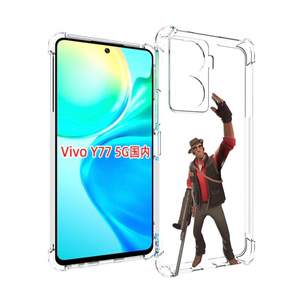 

Чехол Mypads Team-Fortress-2 Для Vivo Y77 5G, Прозрачный, Tocco