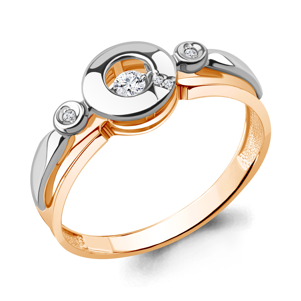 

Кольцо из красного золота с бриллиантом Aquamarine Aquamarine 964155к_585_кз р. 17, 964155к_585_кз