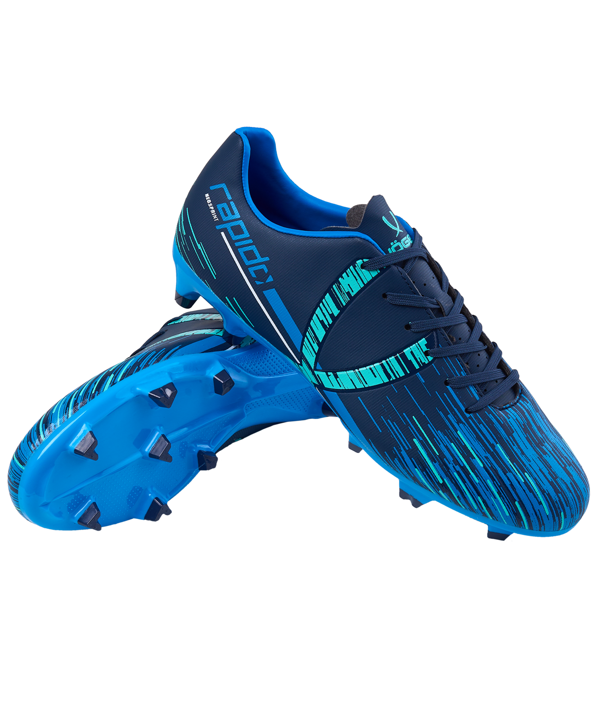 

Бутсы футбольные Jogel Rapido Fg Navy/blue (45), Синий