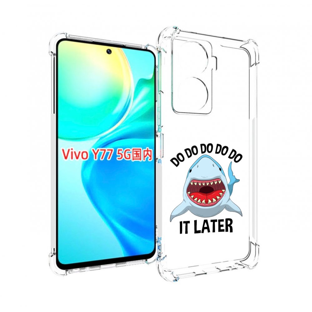 

Чехол MyPads Акула для Vivo Y77 5G, Прозрачный, Tocco