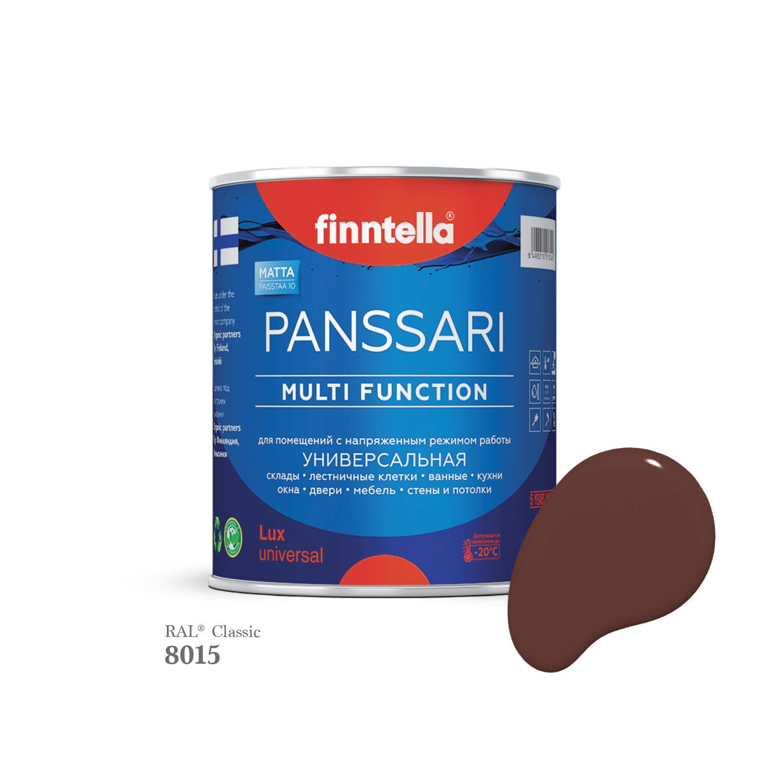 

Грунт - эмаль защитная быстросохнущая PANSSARI, цвет RAL8015 , 0,9л, Коричневый, PANSSARI RAL