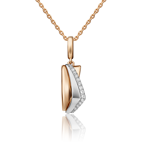 фото Подвеска из золота с фианитом platina jewelry 03-3143-00-401-1111-24_0