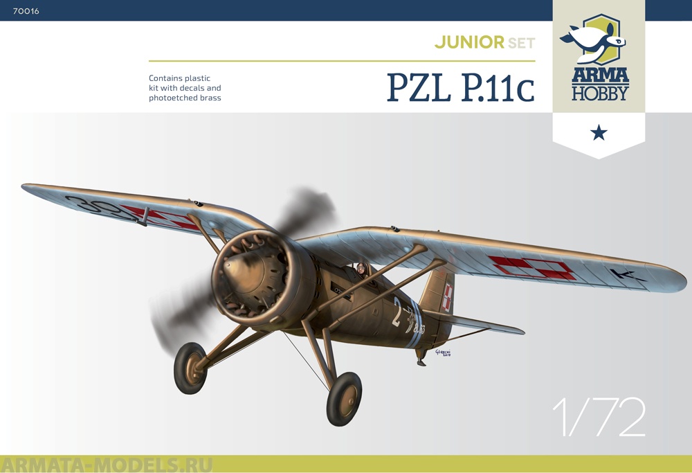 

AH70016 Самолет PZL P.11c Junior Set