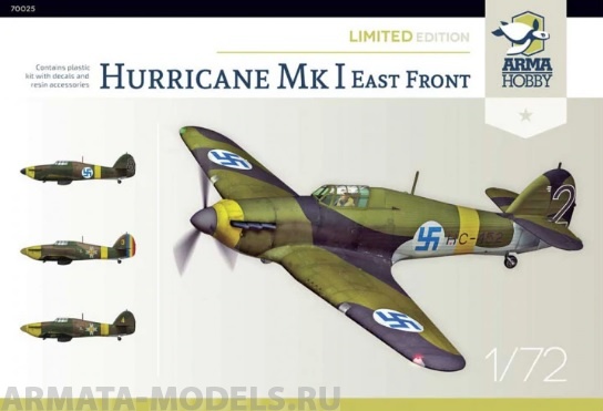 

AH70025 Самолет Hurricane Mk I Eastern Front