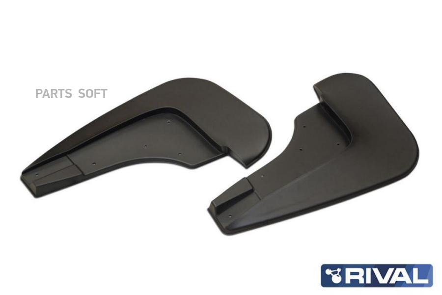

Брызговики передние Renault Duster полиуретан черный 2 шт. Rival 24701001