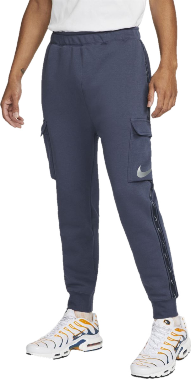 Спортивные брюки мужские Nike M Sportswear Repeat Fleece Cargo Pants синие XS