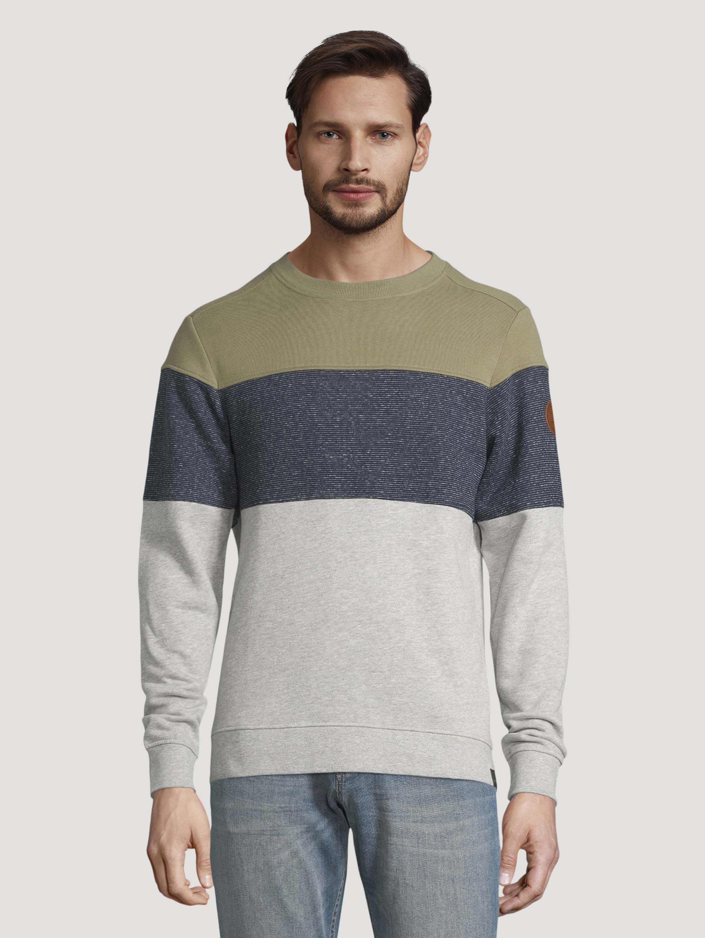 

Свитшот мужской TOM TAILOR 1027441 зеленый L, 1027441