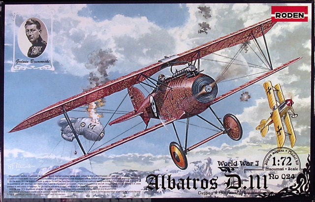

Rod024 Самолет ALBATROS D.III