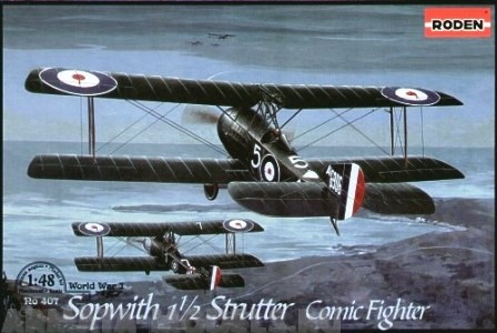 

Rod407 Самолт SOPWITH 1 1/2 STRUTTER COMIC FIGHTER