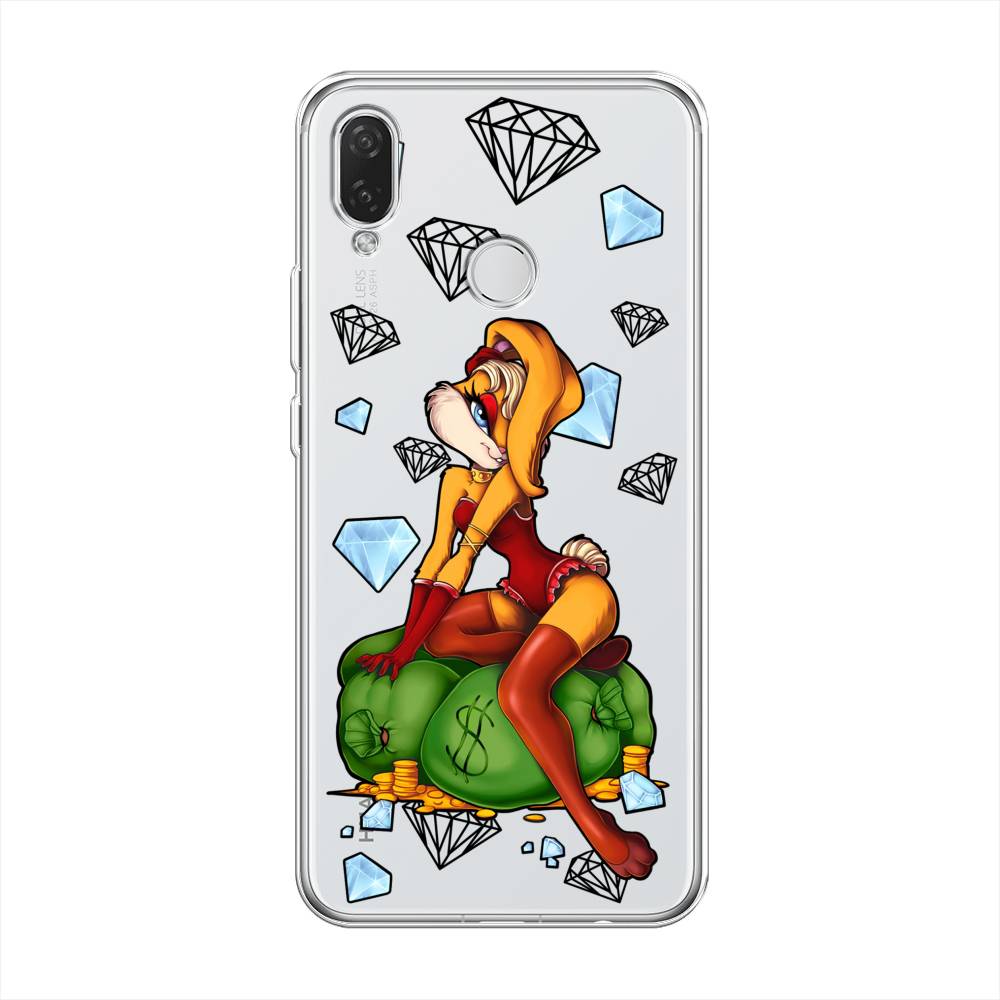 

Чехол на Huawei P Smart Plus/Nova 3i "Лола Банни с бриллиантами", Красный;оранжевый;зеленый, 68250-6