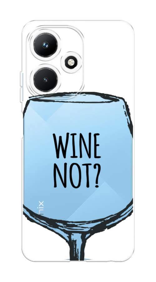 

Чехол на Infinix Hot 30i "Wine not white", Белый, 3104150-6
