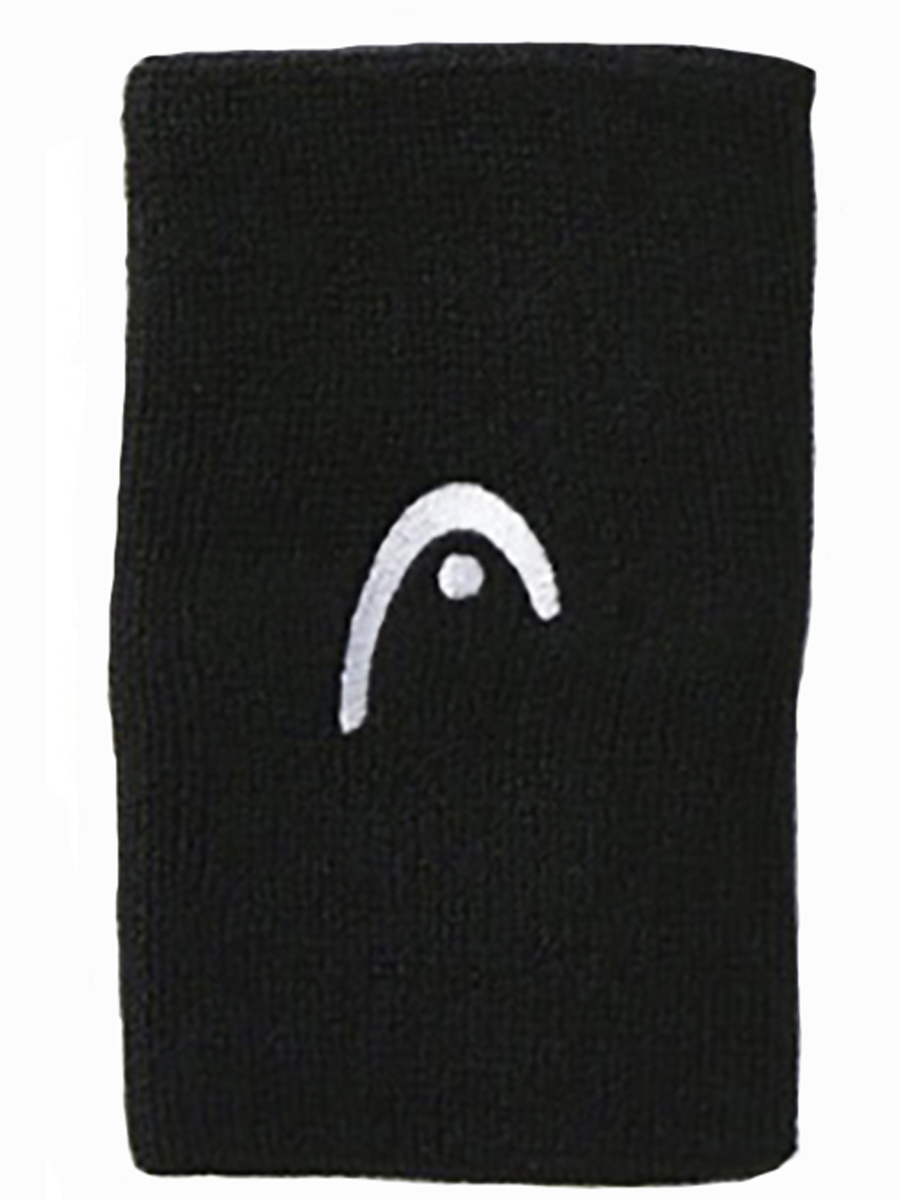 Комплект напульсников унисекс Head Wristband 5", черный
