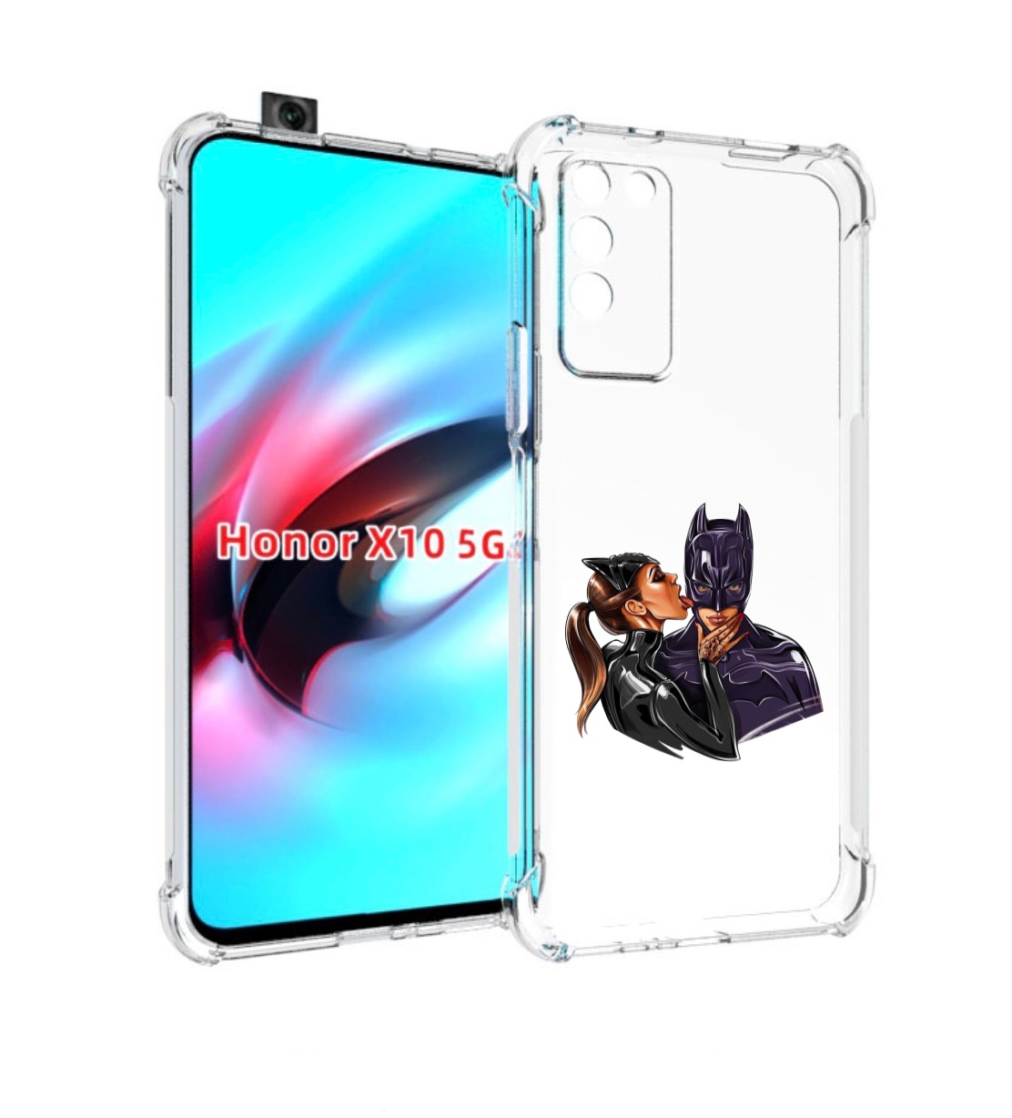 

Чехол MyPads Бэтман для Honor X10, Прозрачный, Tocco