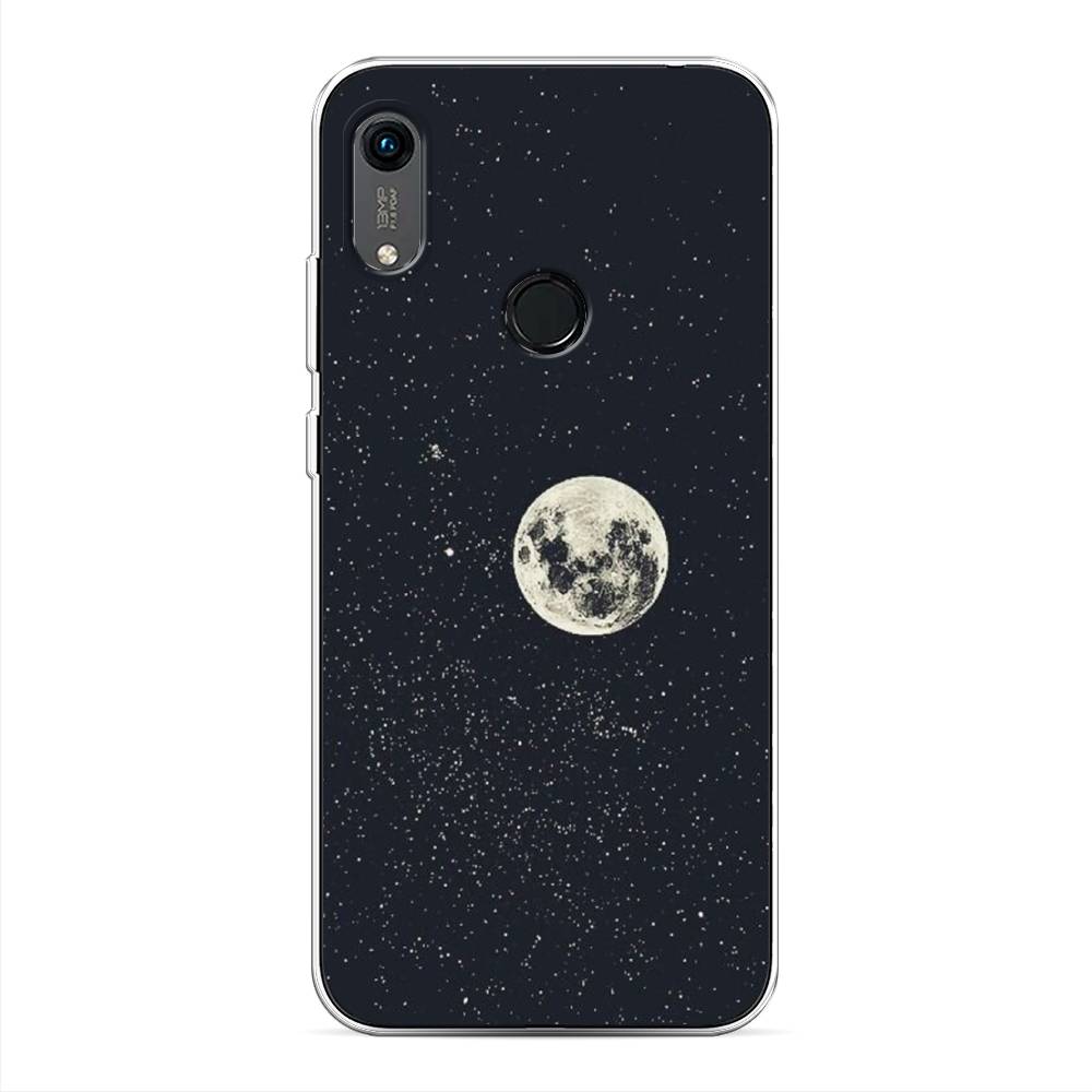 

Чехол на Huawei Y6 2019/Honor 8a/8a Pro/Y6s "Полнолуние", Красный, 68750-2