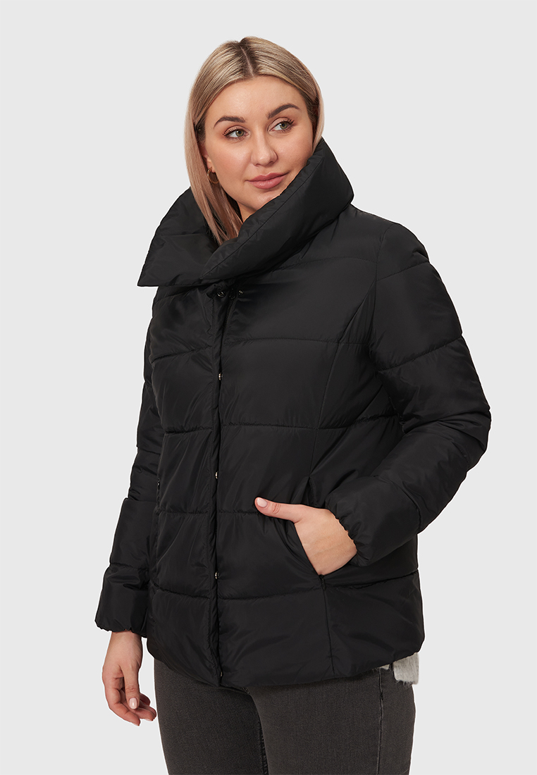 

Куртка женская Modis M211W00270 черная 3XL, M211W00270