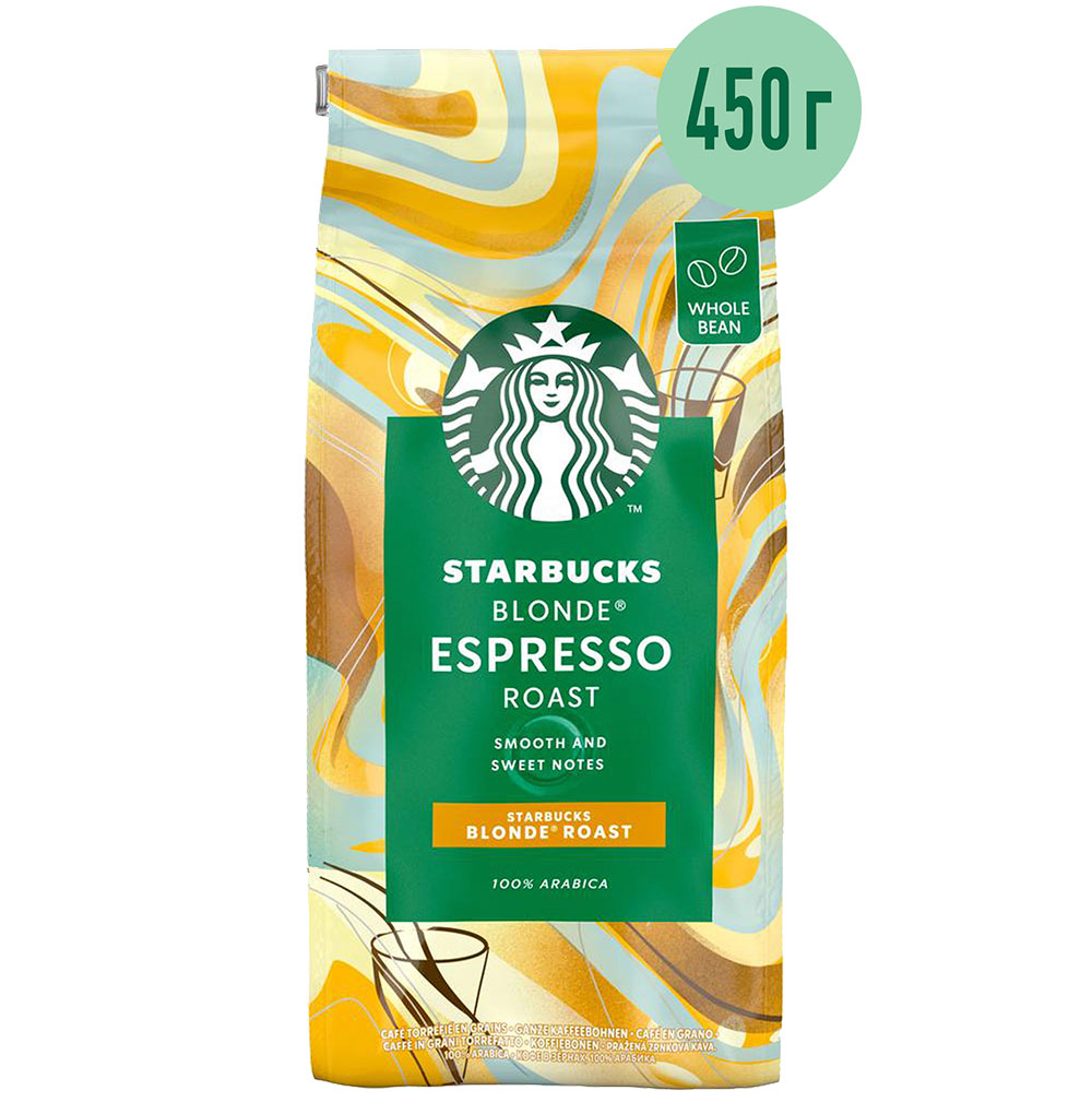 фото Starbucks blonde esrpesso roast кофе в зернах 450г