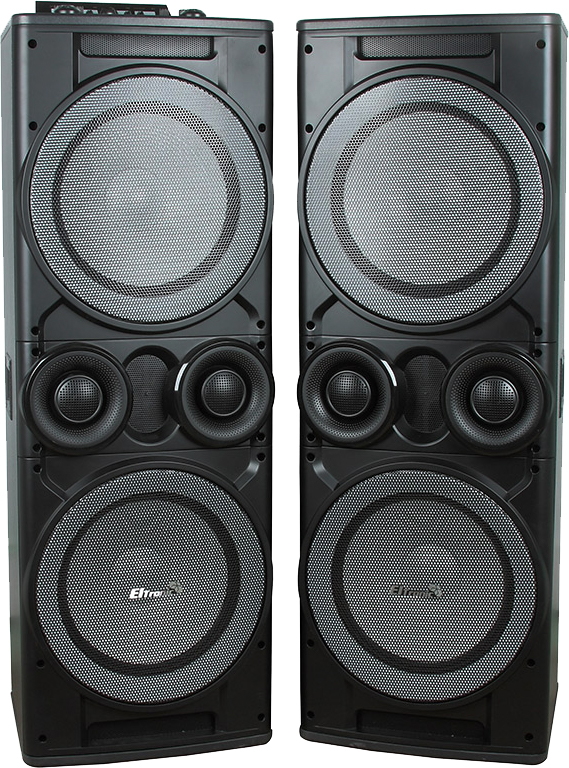 фото Aкустическaя сиcтeма eltronic el-1212n twin max black