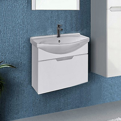 

Dreja.Eco Тумба с раковиной Dreja.Eco Laguna 65 белая