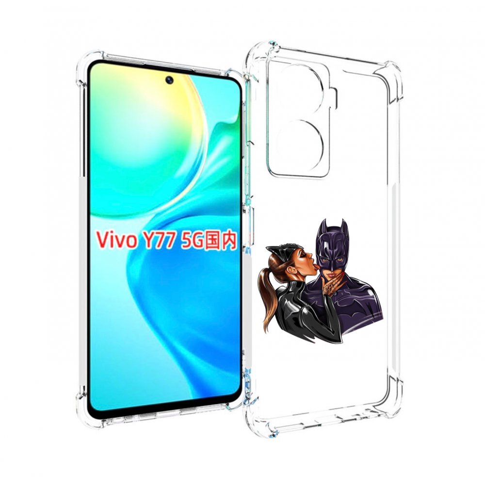 

Чехол MyPads Бэтман для Vivo Y77 5G, Прозрачный, Tocco