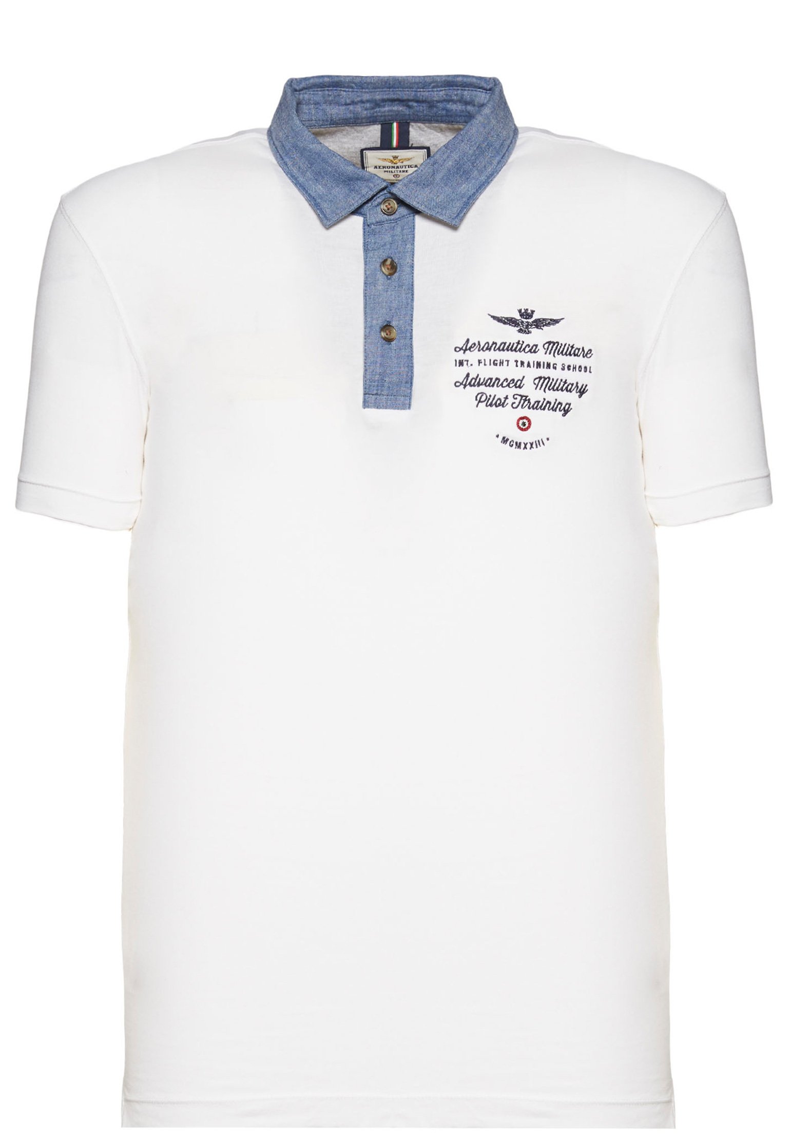 

Футболка мужская Aeronautica Militare 118983 белая 3XL, Белый, 118983