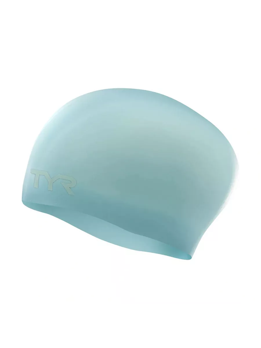 

Шапочка для плавания TYR Long Hair Wrinkle-Free Silicone Cap, LCSL-450, голубой, силикон, Зеленый
