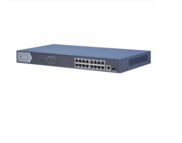 фото Коммутатор hikvision 16port 1000m ds-3e0518p-e/m