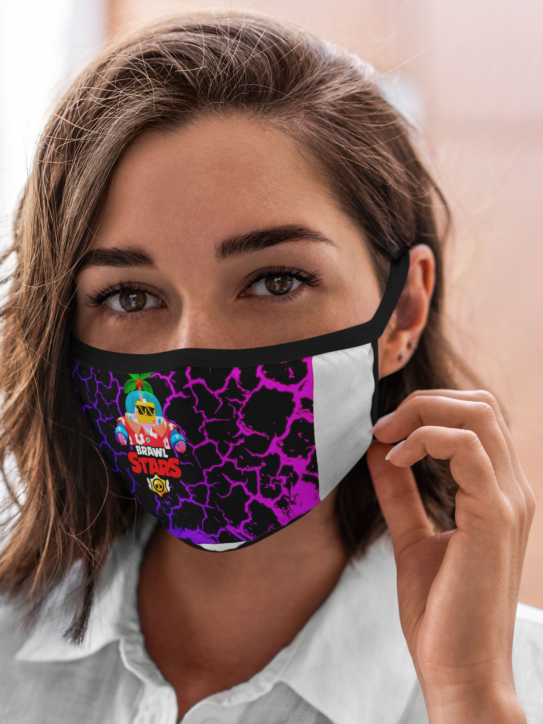 

Многоразовая маска унисекс Burnettie Brawl Stars New Sprout 3, Разноцветный, Brawl Stars New Sprout 3