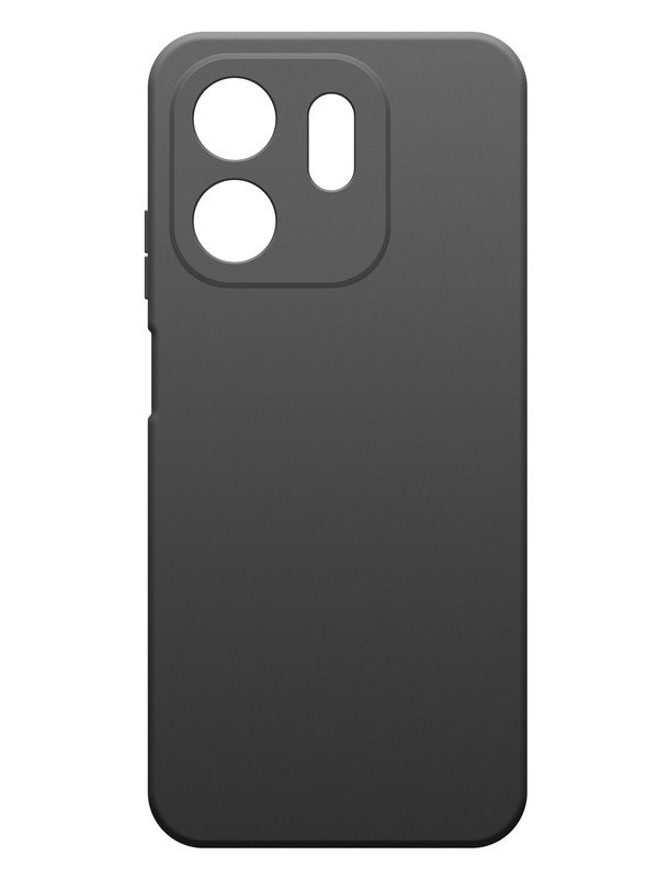 

Чехол для Infinix Smart 9 силиконовый матовый черный, Infinix Smart 9