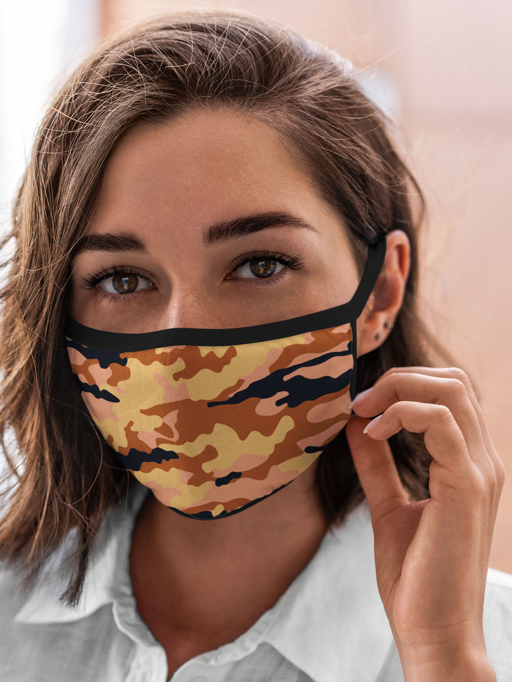 

Многоразовая маска унисекс Burnettie Армейские Камуфляж, Разноцветный, Армейские Камуфляж
