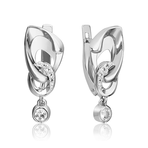 

Серьги из белого золота с топазом PLATINA jewelry 02-4844-00-201-1120_0, 02-4844-00-201-1120_0