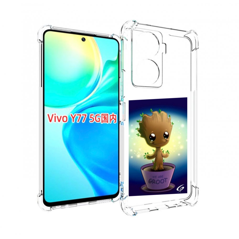

Чехол MyPads Грут для Vivo Y77 5G, Прозрачный, Tocco