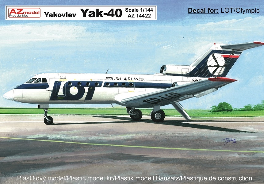 

AZ14422 Yakovlev Yak-40 LOT, Olympic Airways