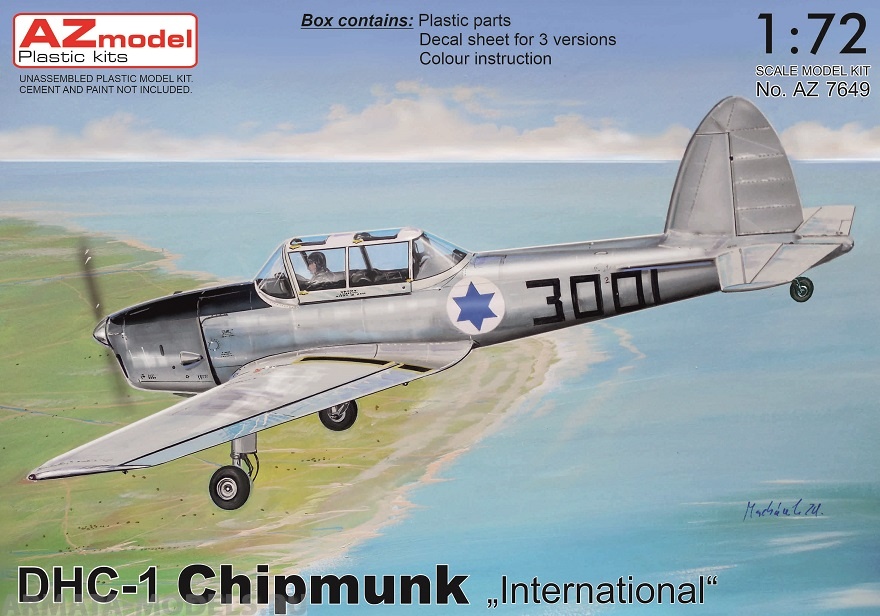 

AZ7649 Самолет DHC-1 Chipmunk International