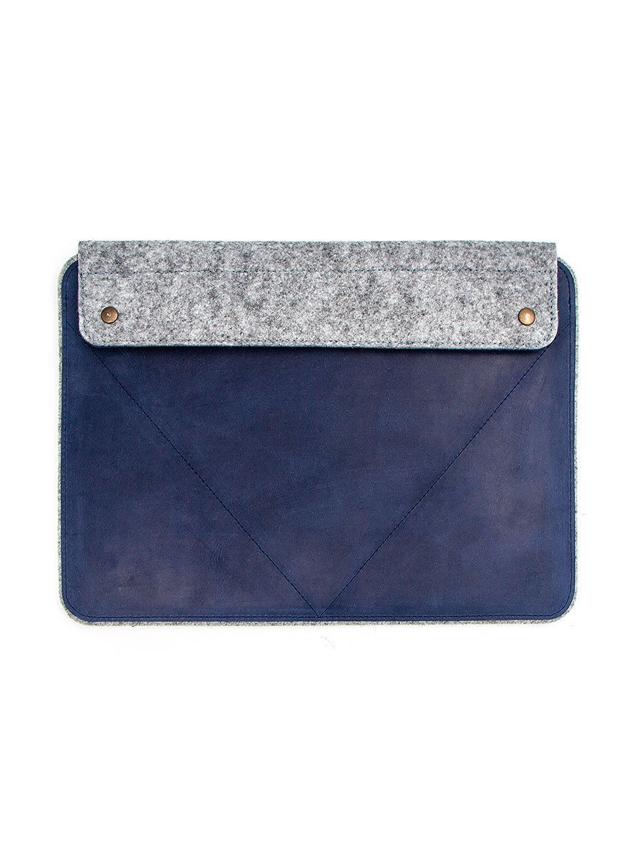 Чехол для ноутбука унисекс ЧФК13 13,3 светло-серый/синий Rich Line. Цвет: синий