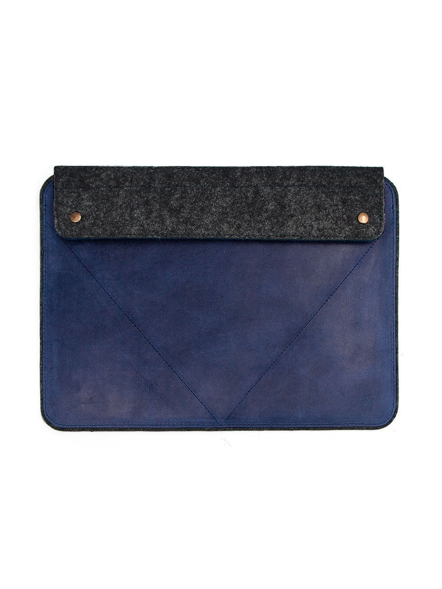 Чехол для ноутбука унисекс ЧФК13 13,3 темно-серый/синий Rich Line. Цвет: синий