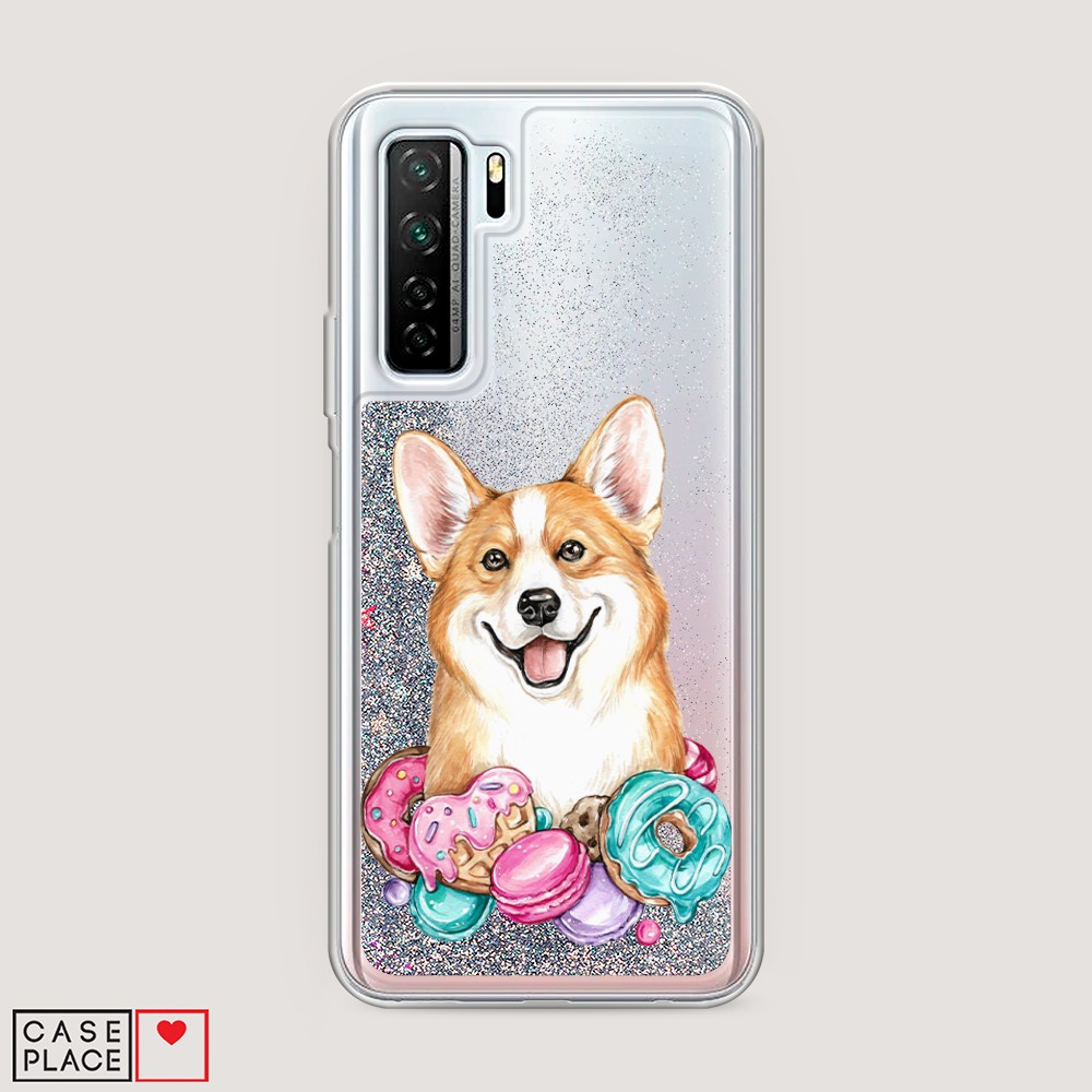 

Чехол Awog на Huawei P40 lite 5G/Honor 30S Global/Nova 7 SE "Корги и сладости", Разноцветный, 6103091-1