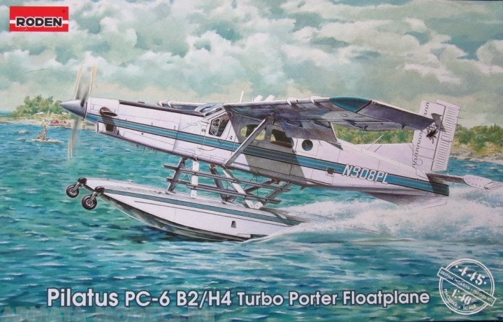 Rod445 Самолт Pilatus  PC-6 B2/H4 Turbo Porter Floatplane